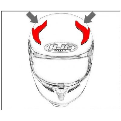 HJC ventilace FG-ST Horní Ghost Rider